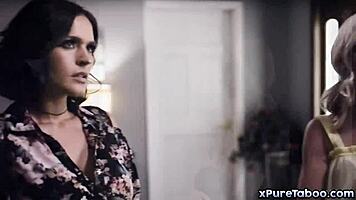 i feel the jealousy burning as wife krissy lynn watches hot babysitter chloe temple flirt with husband ryan