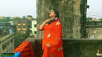 bengali milf bhabhi 🔥 rides innocent stud outdoors for wild orgasm 😍