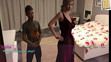 a horny wife milf with big tits ass plays erotic homemade game!
