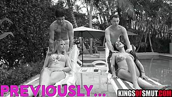 milf delivers sloppy blowjob then fucks young buddy hard