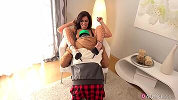 Total Slut Milf Cheats Husband with Neighbor Student Deepthroat