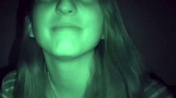 hot spanish exgf brunette rides cock passionate in nightvision bedroom