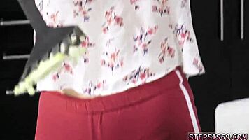 blonde teen joins hardcore blowjob competition game