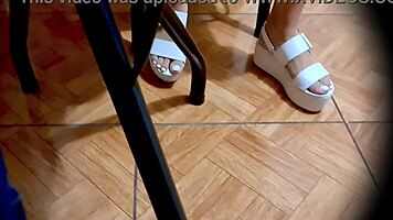 check out miranda's steamy upskirt clips from bogota uni campus outdoors with perfect skirt lifts and intimate public views