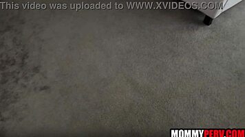 stepmom catches him spying now she rides his cock in taboo frenzy