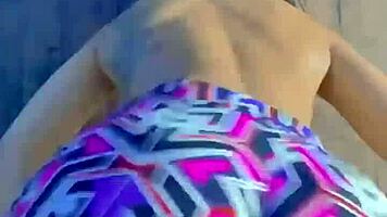 hot young ebony brunette shakes her massive juicy ass hardcore!