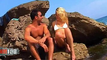 Chloe Delaure Takes Jorge's Beach Anal Pounding