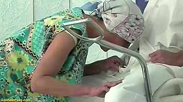 UGLY MATURE SLUT ROUGH FISTED BY CRAZY DOCTOR IN HOSPITAL?! 😱💥