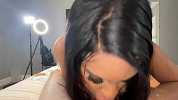 isabella madison's tight pussy creampie pov petite latina milf cums hard