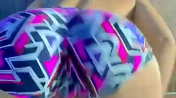 hot young ebony brunette shakes her massive juicy ass hardcore!