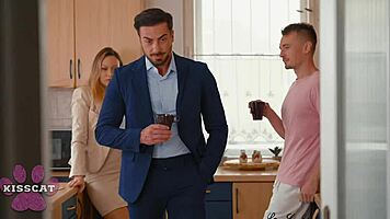 OH MY GOD, STEPMOM KARINA KING SHARES HUGE COCK WITH STEPSIS IN TABOO FFM THREESOME!