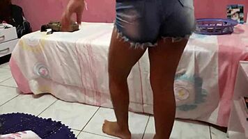 brazilian amateur shakes big ass dancing funk