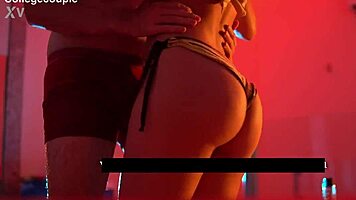 underwater sex in soaked underwear with titjob and creampie dripping out