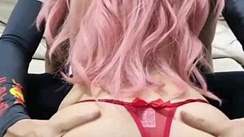 wanna see her deepthroat then get pussy slammed hard?