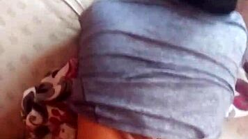 wet latina girlfriend moans loud as ripped clothes lead to creampie dawn