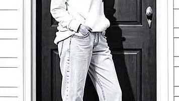 out of the friendzone: redhead in leather gives bukkake blowbang joi