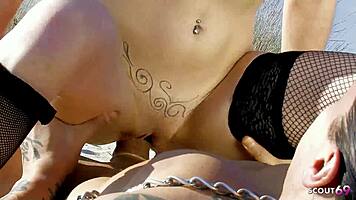 ohh short hair slim teen stockings seduce beach fat cock fuck yess