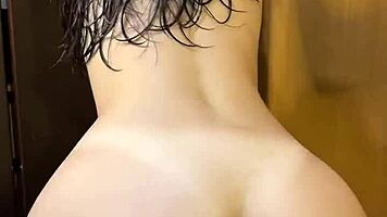 str8 outta shower, ass spreadin n shakin passionate