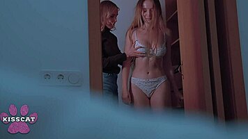 oops i came inside stepmom after pounding stepsis in the hotel bed...