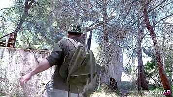 Older Guy Pounds Latina Teen Susy Gala's Big Tits in Outdoor Cosplay Fuck