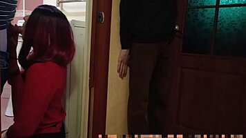 Wife Shares Big Ass at Party with Watching Cuckold