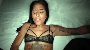 Camila Cortez FIGHTS then submits to intense DOGGY punishment pounding