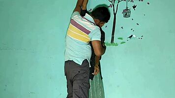 Newlywed Asian Bride Moans for Delivery Guy's Deep Muff Dive