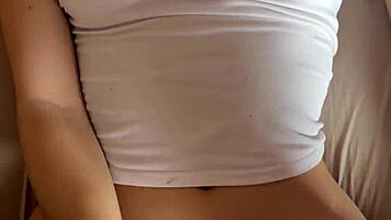 Real Morning POV Fuck With Hot Athletic Chick Teasing Natural Tits