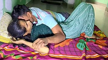 Newlywed Asian Bride Moans for Delivery Guy's Deep Muff Dive