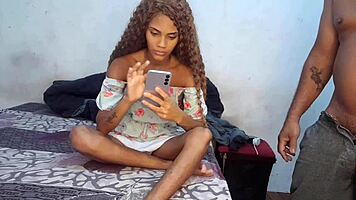 Skinny Teen Slut Cums Hard on Ex's Cock After Cinema Fuck