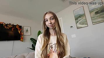 Breezy bri teases with wet pussy and tight ass before thanksgiving feast