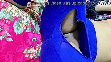 my big sis fumed sharing the bed but ended up moaning from tight pussy quickie