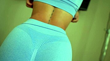 a young latina babe sneaks in for quick homemade pounding