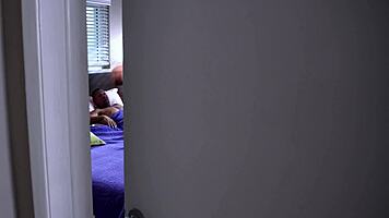 blindfolded asian teen 18+ devours mature man's monster cock hungrily