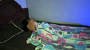 he cheats on wife with latina stepsis, pounding her wet pussy doggystyle and missionary