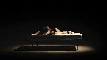 Virgin slave endures rough ass spanking fucked in chains