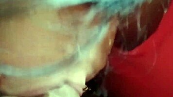 Stepmom sucks heartbroken stepson cock till mouth cum