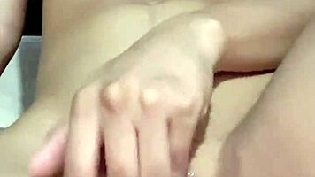 Solo petite 18+ fucks underwear craves big cock tight pussy!