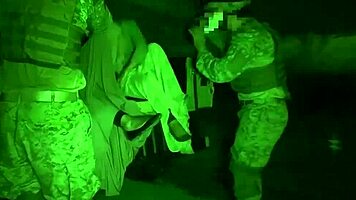 perfect muslim babe sneaks into army base for forbidden fun!