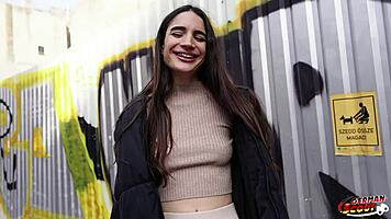 german scout slim french candie luciani eye rolls in orgasmic casting fuck 😍🔥