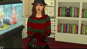 Female Freddy Krueger Ravages Sex Street Hardcore