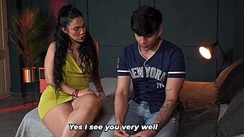 Inexperienced Guy Masters Skills From Big-Bootied Latina Beauty