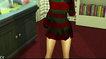 Female Freddy Krueger Ravages Sex Street Hardcore