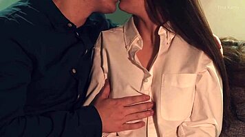 Feel my sensual nipples and those neck kisses turning you on?