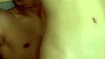 two dorm teens double teamed in wild rough orgy banging