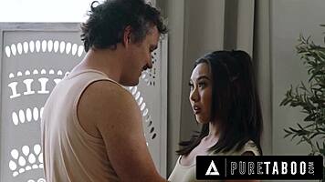 Kimmy Kimm Interracial Petite Doggystyle Bent Over