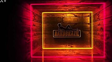 Lara Lima and Larissa Lima endure double cock orgy