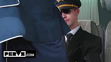 did sexy alexis wilson nail that flight interview by fucking the pilot?