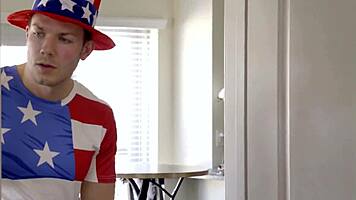 HORNY BLONDE TEEN JOINS LATINA MILF'S HARDCORE FUCK