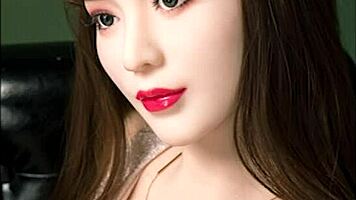 Teenie Babe Sanolita Licks Sexy Feet in Hardcore Squirting Fuck Doll Session